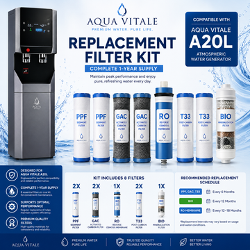 Replacement filters A20 Aqua Vitale Set for 12 months
