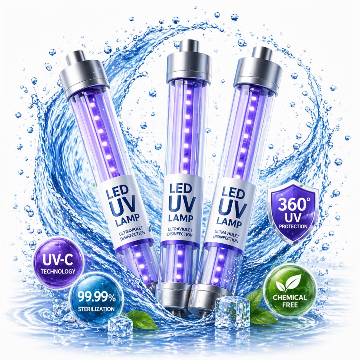 Aqua Vitale A20L LED UV Light Set (3-Pack)